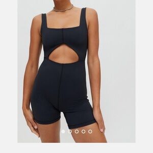 Trendy Black Cutout Romper - WE WORE WHAT CUTOUT BODYSUIT